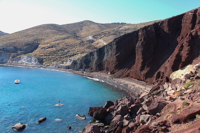 best places to visit in santorini akrotiri red beach